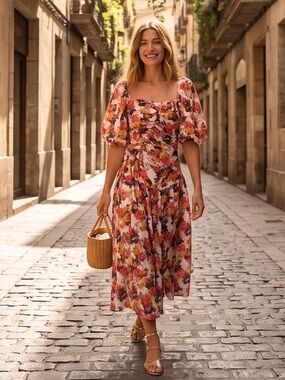 NICOLAS ⚜ WOMEN'S MULTICOLOR FASHION DRESS
